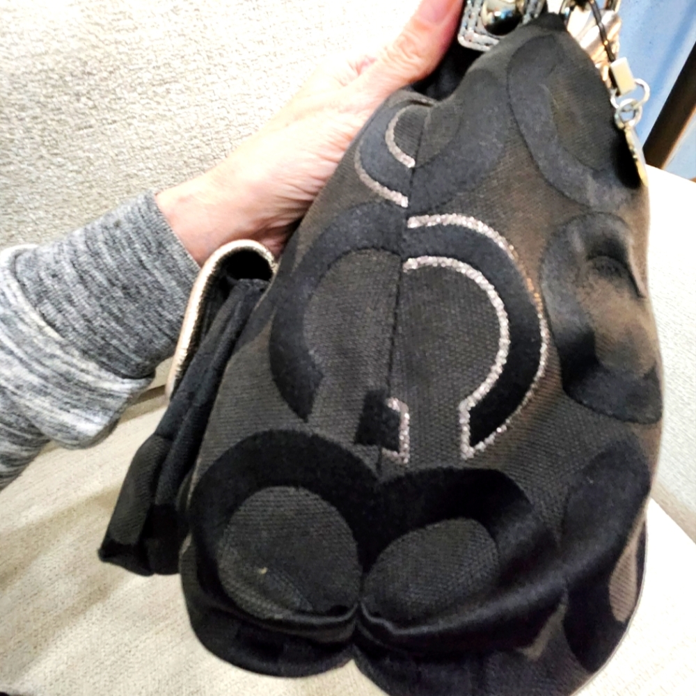 Coach Poppy Signature C's Shoulder Bag Purse c - Picture 5 of 14